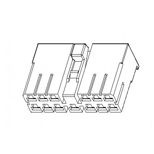KONTAKTBLOCK 13-POL VIT*