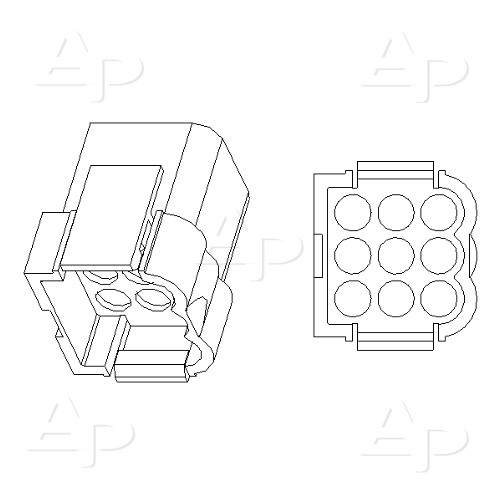 KONTAKT 9-POL MNL HANE