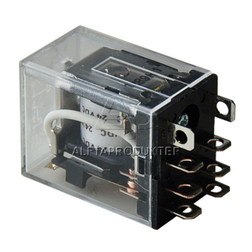RELÄ 2-POL 24v