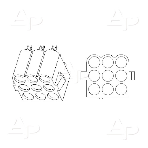 KONTAKT 9-POL MNL HONA PCB