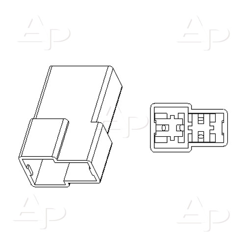KONTAKT 2-POL FF HANE T