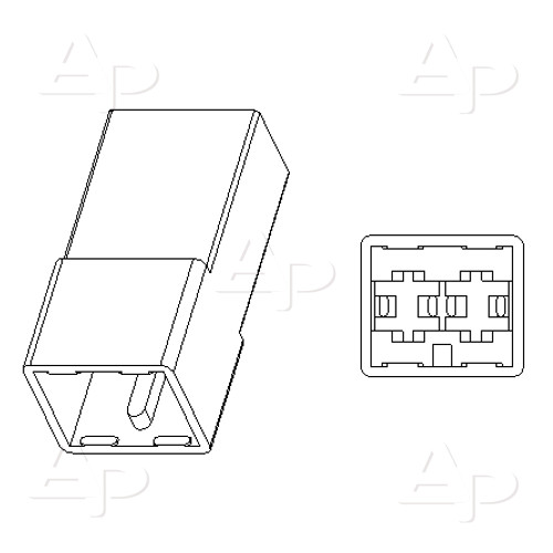 KONTAKT 2-POL FF HANE
